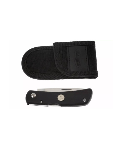 Fallkniven TK4 Tre Kronor foldekniv 9,5 cm svart grilonhåndtak + Cordura-kappe