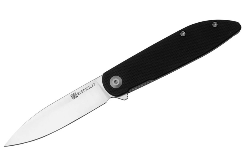 Sencut Bocll II foldekniv S220191 sort G10-håndtag 9,5 cm