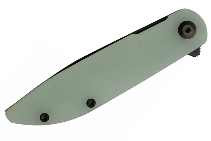 Sencut Bocll II S220192 coltello pieghevole lama nera manico in G10 naturale 9,5 cm