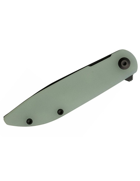 Sencut Bocll II S220192 cuchillo plegable hoja negra mango G10 natural 9.5cm