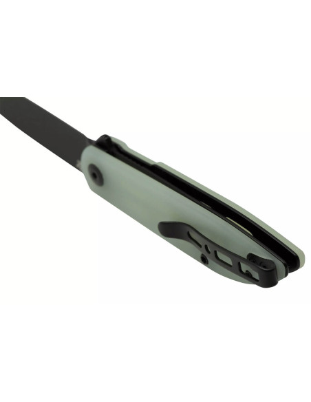 Sencut Bocll II S220192 cuchillo plegable hoja negra mango G10 natural 9.5cm