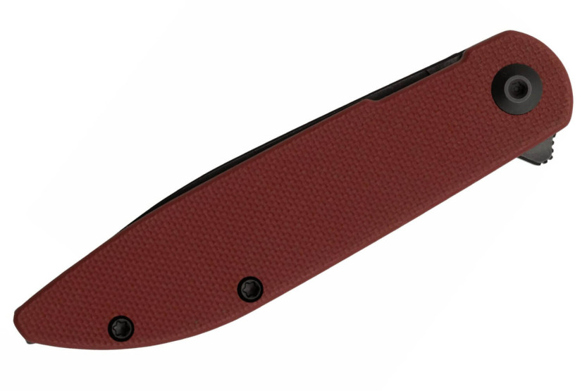 Sencut Bocll II S220193 foldekniv svart blad rødt G10-håndtak 9,5 cm