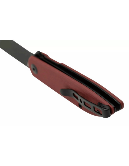 Klappmesser Sencut Bocll II S220193 schwarze Klinge Griff aus G10 rot 9,5cm