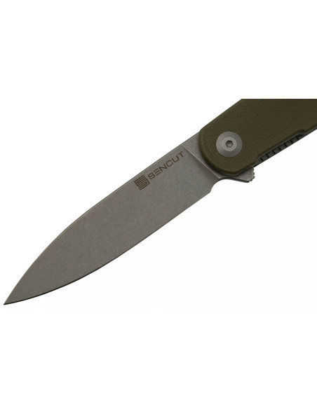 Sencut Bocll II S220194 navaja plegable 9.5cm mango G10 verde