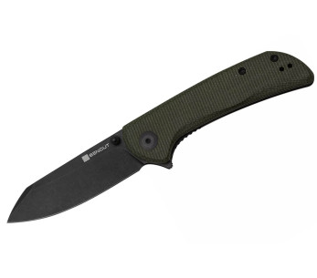 Sencut Fritch S220141 navaja plegable con mango de micarta verde 10.2cm