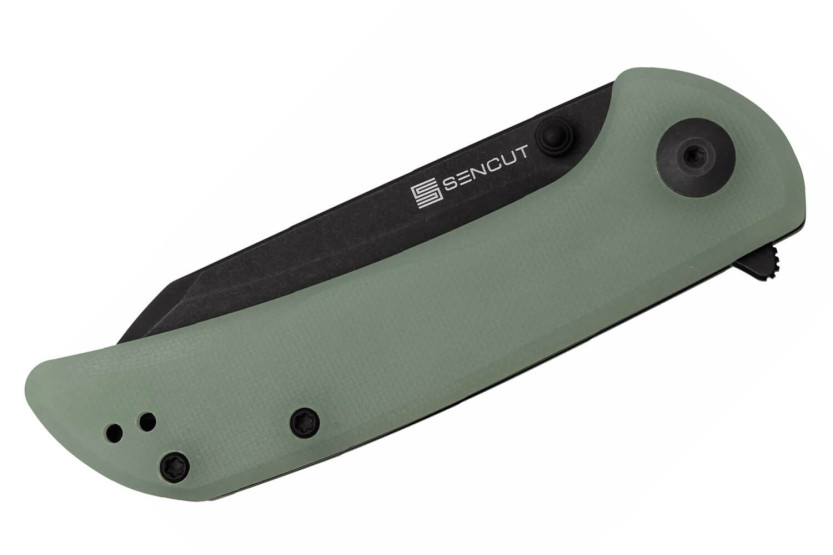 Sencut Fritch S220142 folding knife 10.2cm natural micarta handle