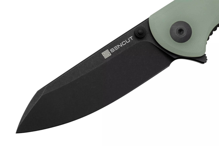 Sencut Fritch S220142 folding knife 10.2cm natural micarta handle