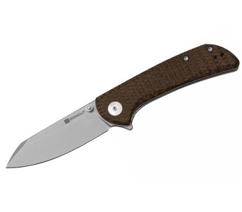 Sencut Fritch S220143 navaja plegable con mango de micarta marrón 10.2cm