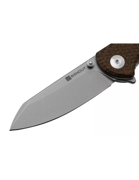 Sencut Fritch S220143 foldekniv brunt micarta-håndtag 10,2 cm