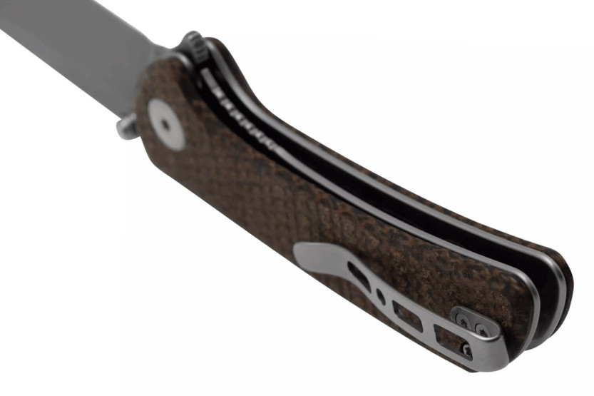 Sencut Fritch S220143 foldekniv med brunt micarta-håndtag 10,2 cm