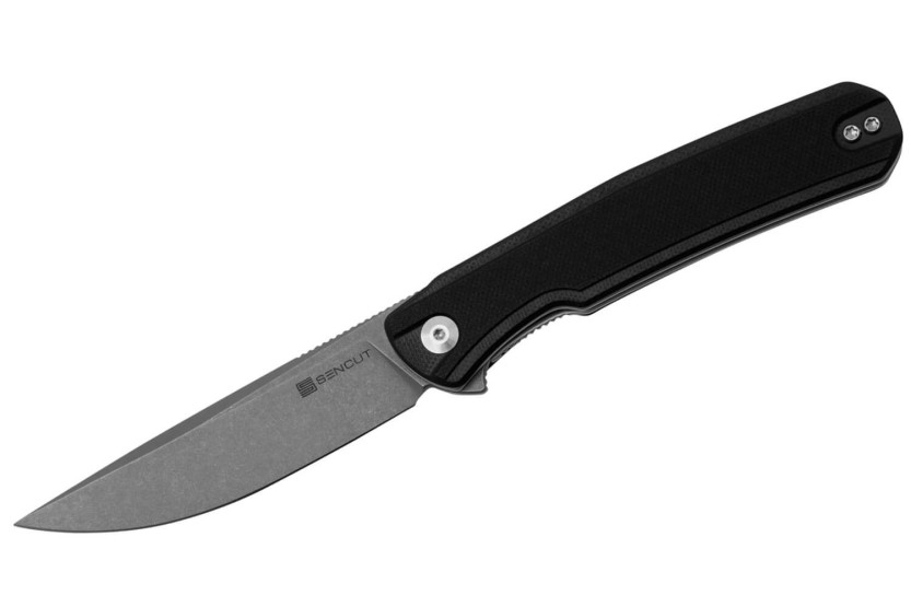 Sencut Scitus S210421 foldekniv 11,5 cm sort G10-håndtag