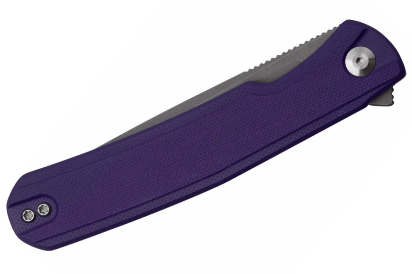Faca dobrável Sencut Scitus S210422 Cabo G10 roxo de 11,5 cm