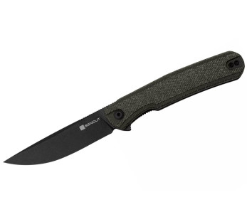 Sencut Scitus S210423 folding knife dark green micarta handle 11.5cm