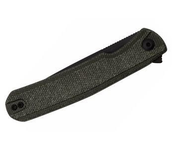 Sencut Scitus S210423 navaja plegable mango micarta verde oscuro 11.5cm 2