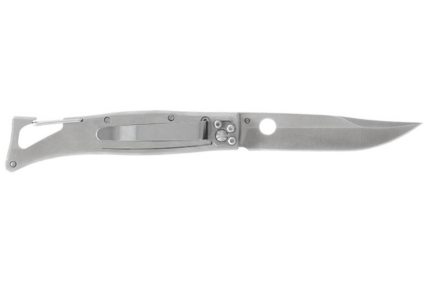 LUG SP1SOB negro y naranja cuchillo plegable 11cm G10 y mango de acero con clip