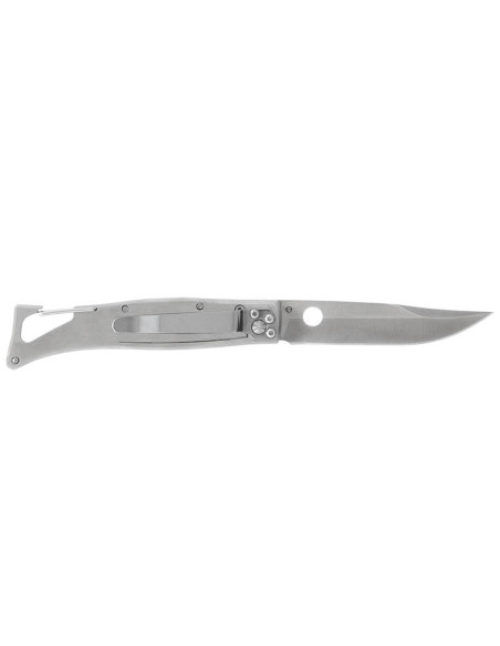 LUG SP1SRB coltello pieghevole nero e rosso 11 cm manico in G10 e acciaio con clip