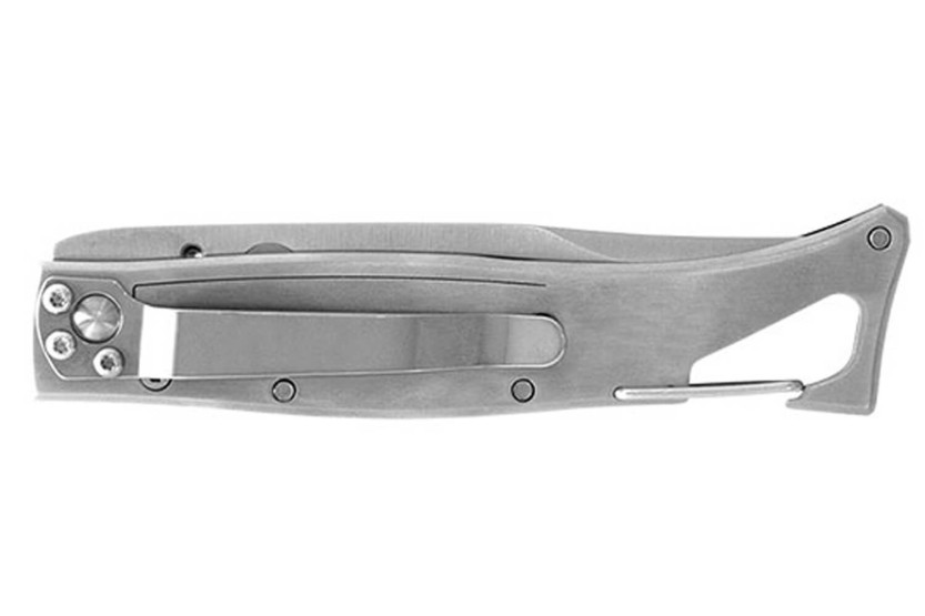 LUG SP1SRB svart och röd fällkniv 11cm G10- och stålhandtag med clips