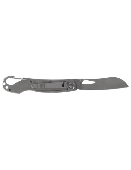 LUG SP2SBB black and blue folding knife 11.6cm steel and G10 handle with snap hook