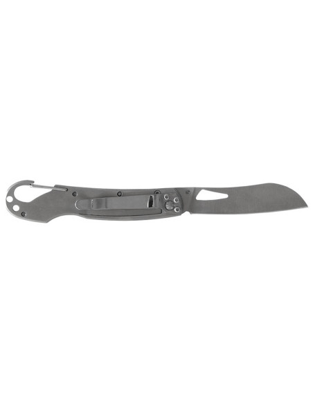 LUG SP2SRB black and red folding knife 11.6cm steel and G10 handle with snap hook