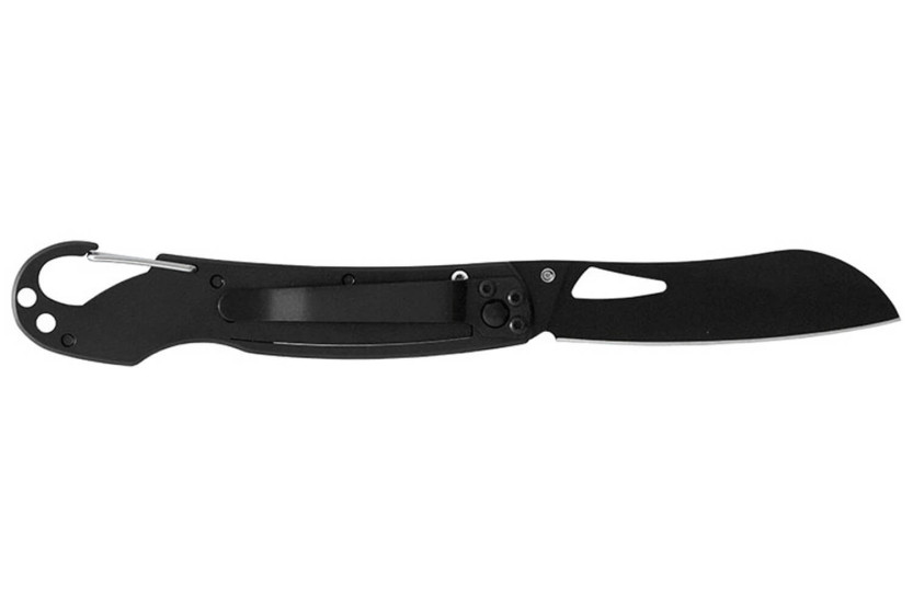 LUG SP2TBB musta ja sininen taittoveitsi 11.6cm terästä ja G10 kahva, jossa on kartiokoukku