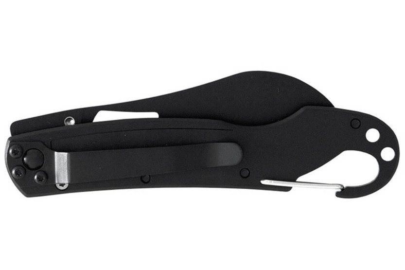 LUG SP2TBB musta ja sininen taittoveitsi 11.6cm terästä ja G10 kahva, jossa on kartiokoukku