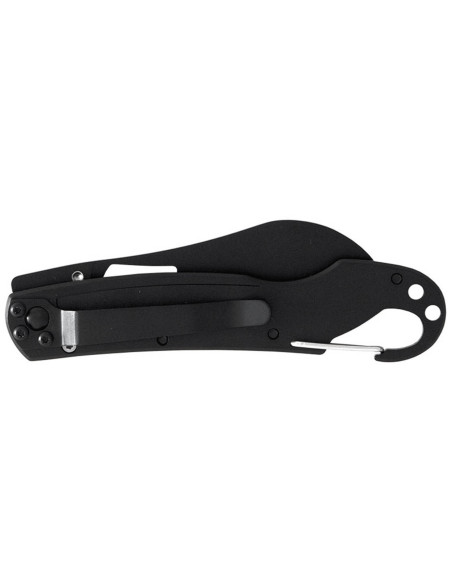 LUG SP2TBB musta ja sininen taittoveitsi 11.6cm terästä ja G10 kahva, jossa on kartiokoukku