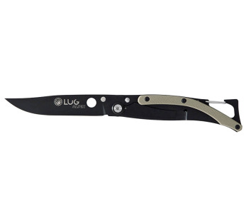 LUG SP1TD ökenfällkniv 11cm G10-stålhandtag med karbinhake