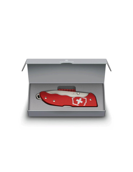 Canivete Victorinox Evoke Alox 0.9415.D20 cabo em alox vermelho 13,6cm