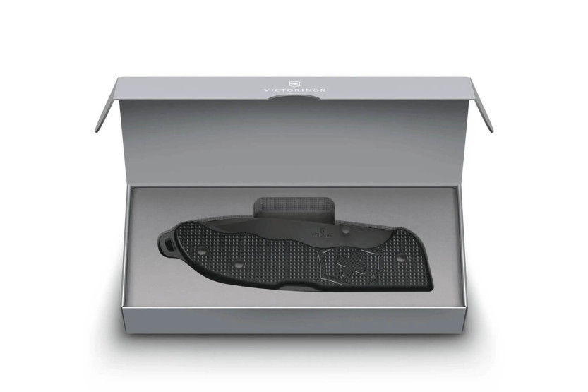 Victorinox Vouwmes Evoke BS Alox 0.9415.DS23 zwart alox handvat 13,6cm