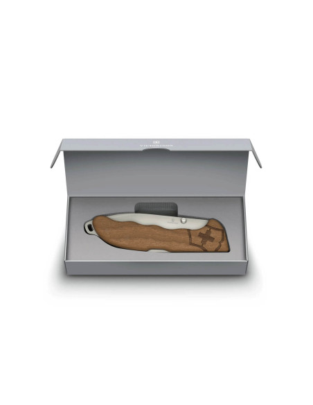 Victorinox Evoke Wood taittoveitsi 0.9415.D630 pähkinäpuun kahva 13.6cm
