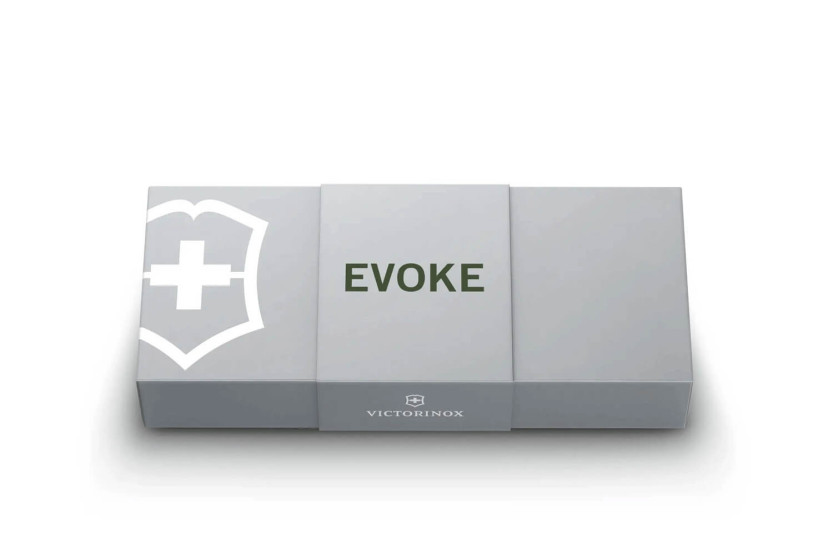 Victorinox Evoke BSH Alox coltello pieghevole 0.9425.DS24 verde oliva manico alox 13,6 cm