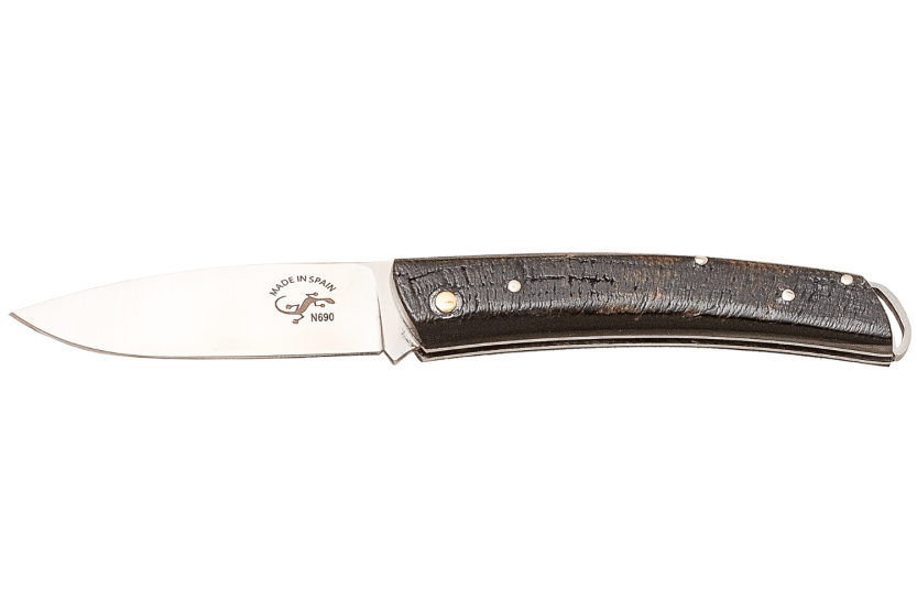 Salamandra foldekniv 9 cm med skaft af bøffelhorn