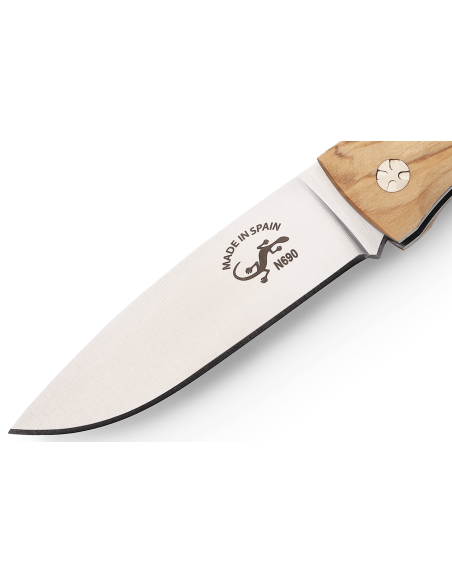 Salamandra folding knife 9.5cm olive wood handle