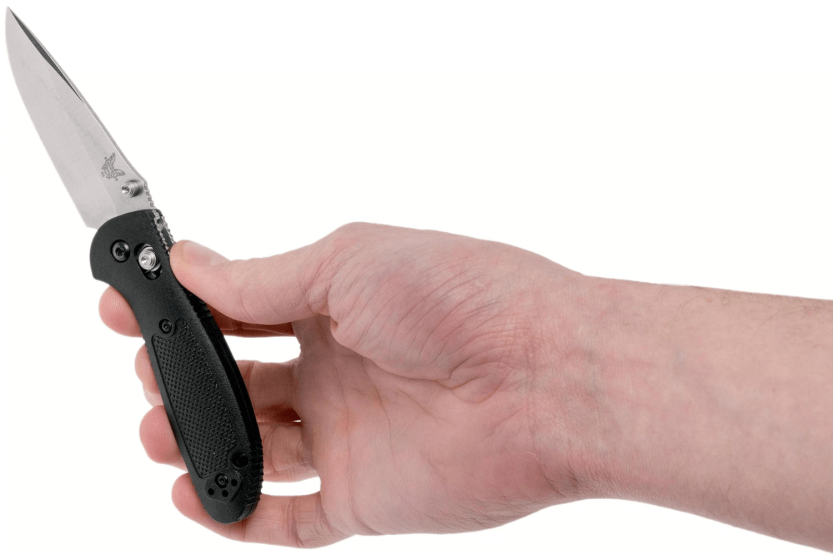 Benchmade Mini Griptilian 556 foldekniv 9,9 cm sort Grivory-håndtag