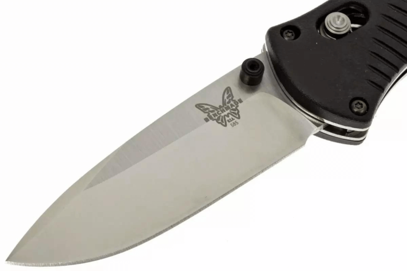 Benchmade foldekniv Mini Barrage 585 svart valox håndtak 10cm