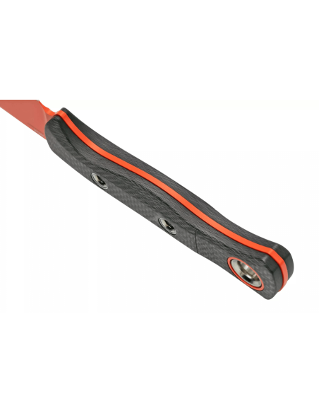 Benchmade Meatcrafter 15500OR-2 kniv orange blad 15,4 cm grå aluminium/karbon håndtag + etui