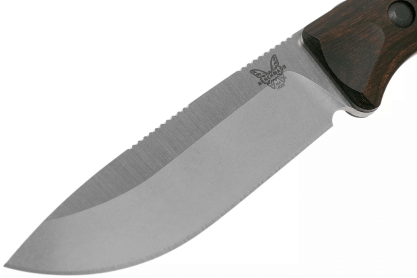 Benchmade Saddle Mountain Skinner 15002 kniv 10,7 cm blad stabilisert trehåndtak + skinnslire