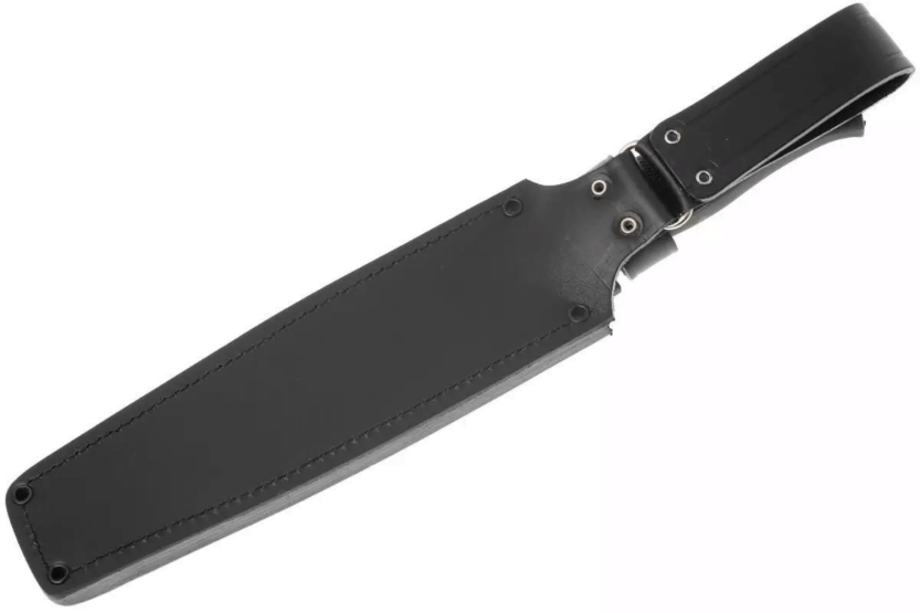 Faca de expedição Fallkniven A2L Lâmina de 20 cm cabo Kraton preto + bainha em pele