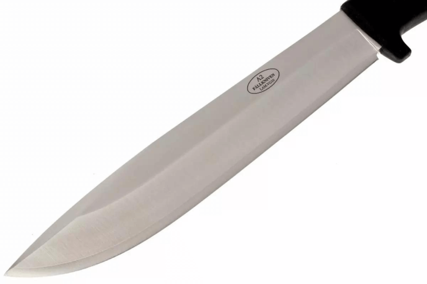 Fallkniven A2L Expedition Knife lama da 20 cm manico in Kraton nero + fodero in pelle