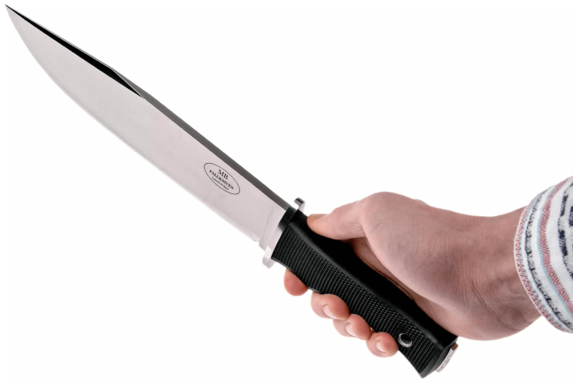 Cuchillo Fallkniven Modern Bowie MB 25,4cm mango Thermorun + funda de cuero