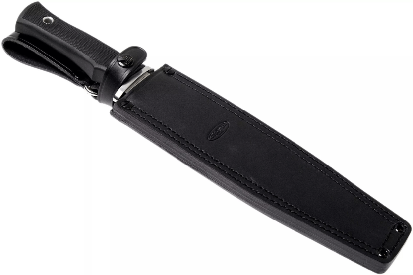 Fallkniven Modern Bowie MB kniv 25,4 cm klinge Thermorun håndtag + læderskede