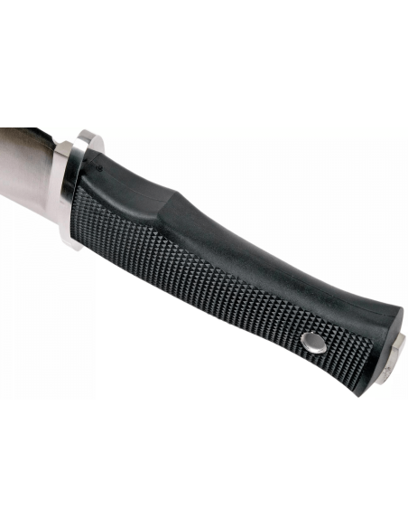 Faca Bowie MB moderna da Fallkniven Cabo Thermorun de 25,4 cm + bainha em pele