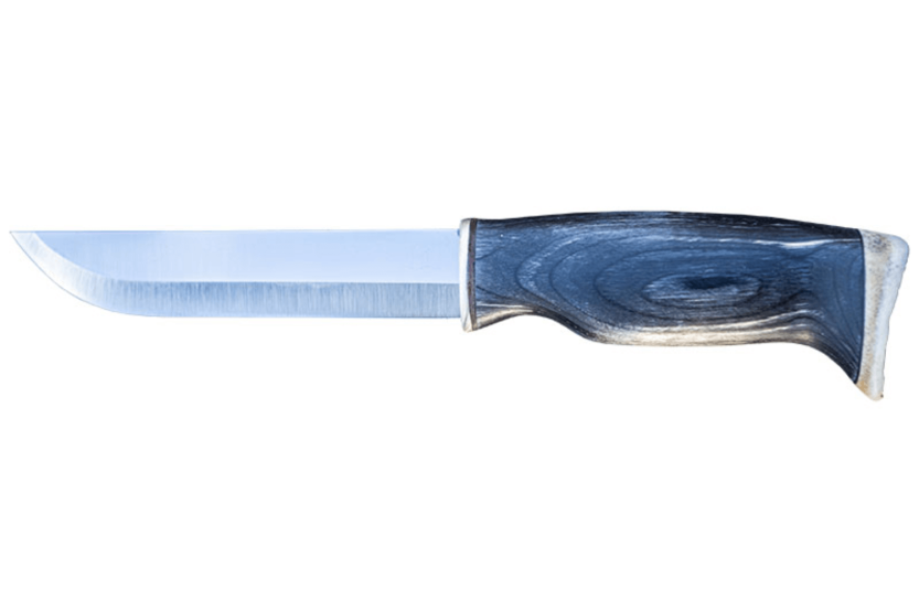 Arctic Legend Bear Knife AL880 handmade 14.5cm blade stained wood handle + leather sheath