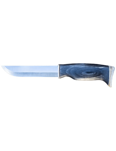 Arctic Legend Bear Knife AL880 håndlavet 14,5 cm blad bejdset træhåndtag + læderskede