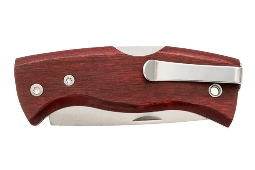 Helle Raud M H654 foldekniv 9,4 cm med håndtak i bjørketre
