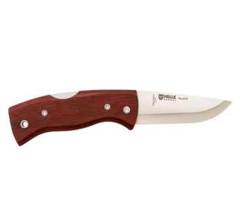Cuchillo plegable Helle Raud M H654 9.4cm mango de madera de abedul