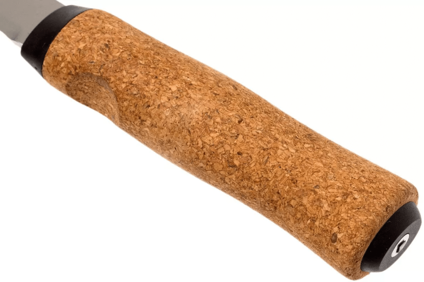 Messer Helle Hellefisk H120 Edelstahlklinge 12,3cm Korkgriff + Lederetui