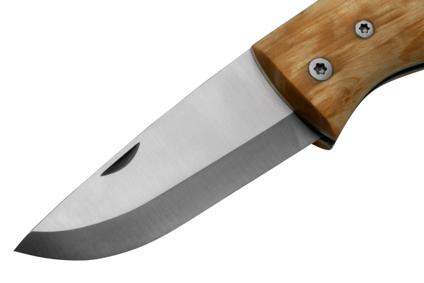 Helle Nipa H657 foldekniv 9,4 cm håndtag i birketræ