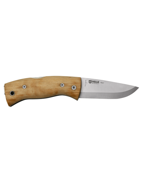 Helle Nipa H657 foldekniv 9,4 cm med håndtak i bjørketre