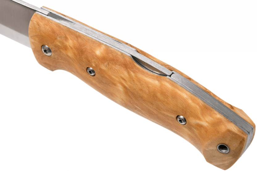 Klappmesser Helle Bleja H625 Birkenholzgriff 11,7cm + Lederscheide